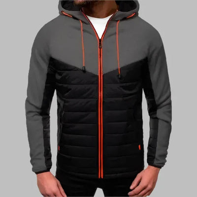 Hoodie für Herren - Sportliche Strickjacke mit Kapuze und Reißverschluss