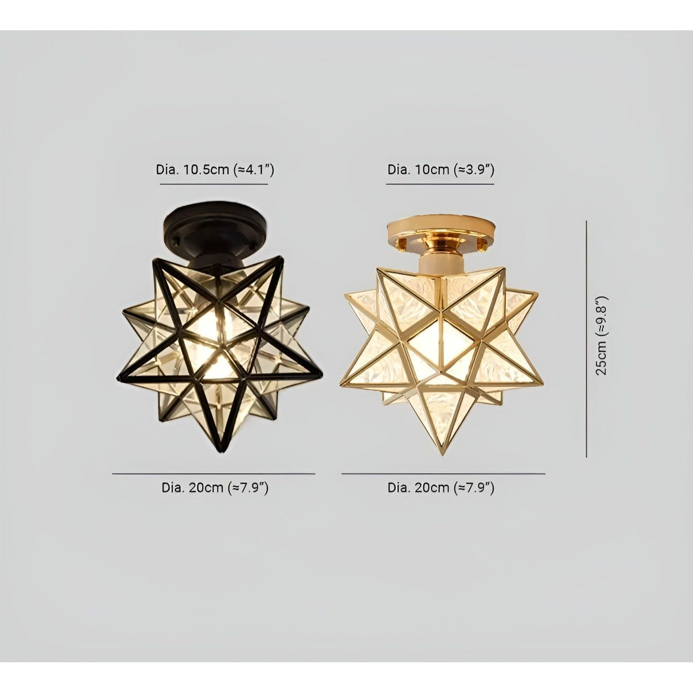 HaloStar Light - Elegante LED-Decken-Sternen-Licht