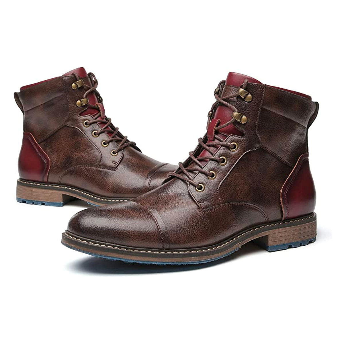 KRISTAN HANDGEFERTIGTE PREMIUM LEDER OXFORD BOOTS