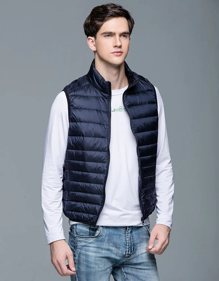 Weste für Herren - Moderne Ärmellose Übergangsjacke