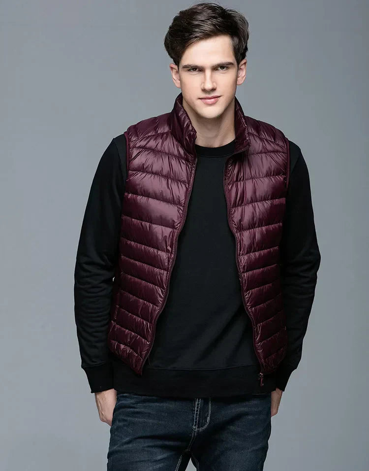 Weste für Herren - Moderne Ärmellose Übergangsjacke