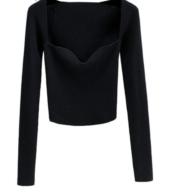 Eleganz für Damen | Vielseitiges Top mit tiefem Ausschnitt