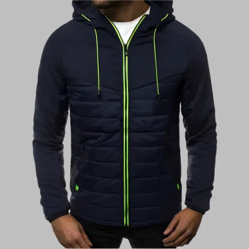 Hoodie für Herren - Sportliche Strickjacke mit Kapuze und Reißverschluss