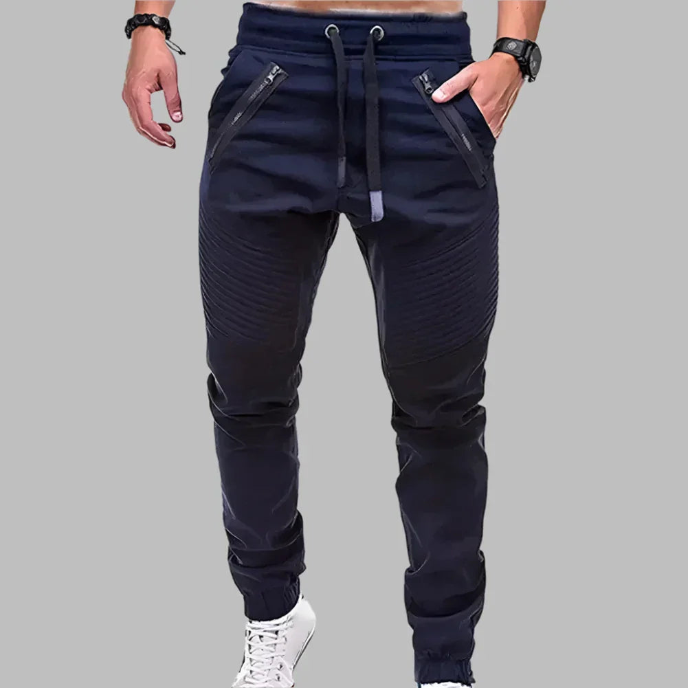 Cargohosen für Herren - Slim Fit Trainingshose mit Taschen