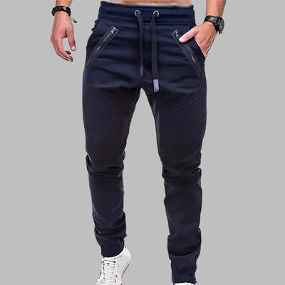 Cargohosen für Herren - Slim Fit Trainingshose mit Taschen