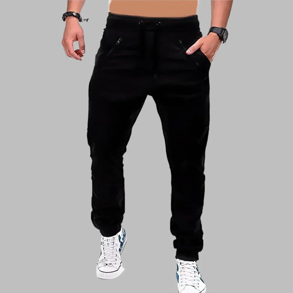 Cargohosen für Herren - Slim Fit Trainingshose mit Taschen