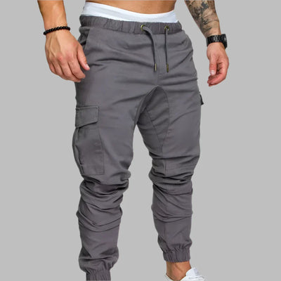 Cargohosen für Herren - Slim Fit Trainingshose mit Taschen