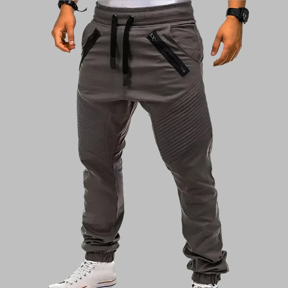 Cargohosen für Herren - Slim Fit Trainingshose mit Taschen