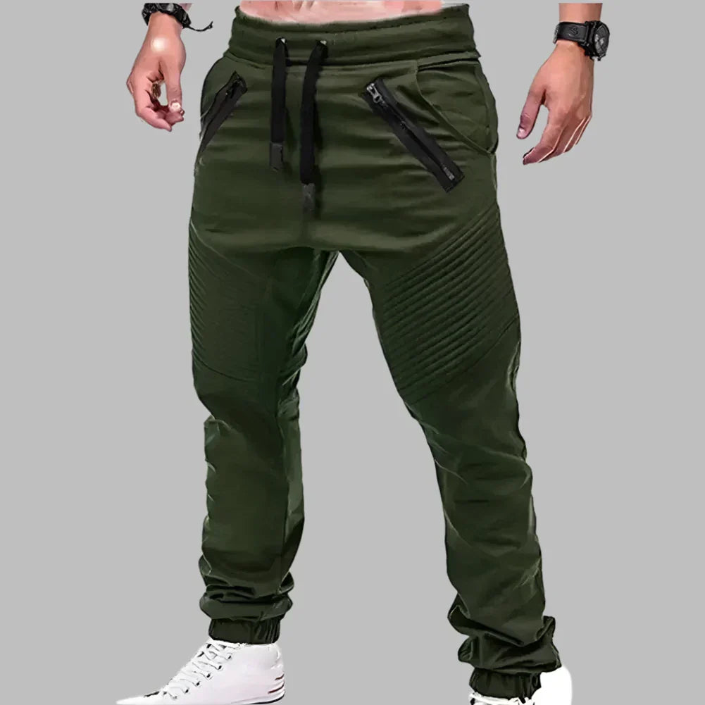 Cargohosen für Herren - Slim Fit Trainingshose mit Taschen