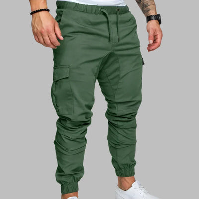 Cargohosen für Herren - Slim Fit Trainingshose mit Taschen
