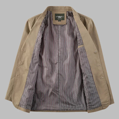 Sakko für Herren - Luftiger Blazer mit Knöpfen für den Sommer