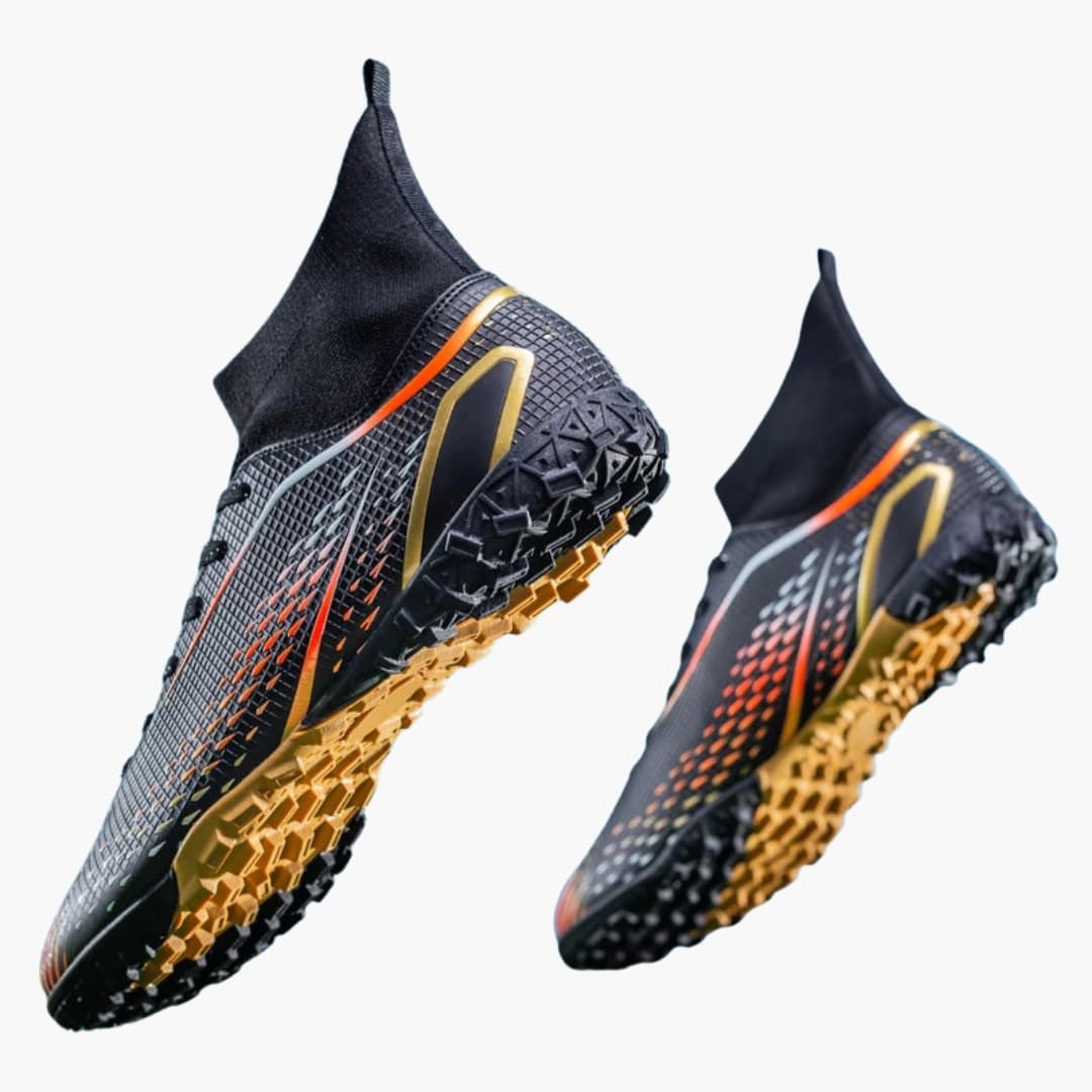 Herren Fußballschuhe mit Struktur Oberfläche und Stollensohle