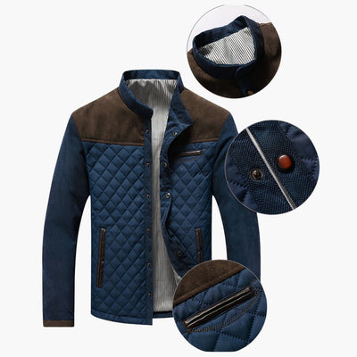Herren Outdoor Jacke mit Reißverschluss und Taschen