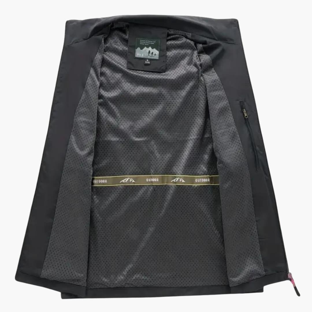 Herren Weste mit Reißverschluss und mehreren Taschen