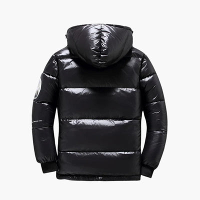 Herren Winter Steppjacke mit Kapuze