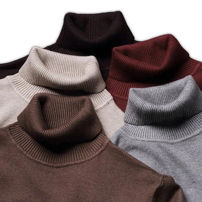 Herren-Rollkragenpullover – klassisches Design