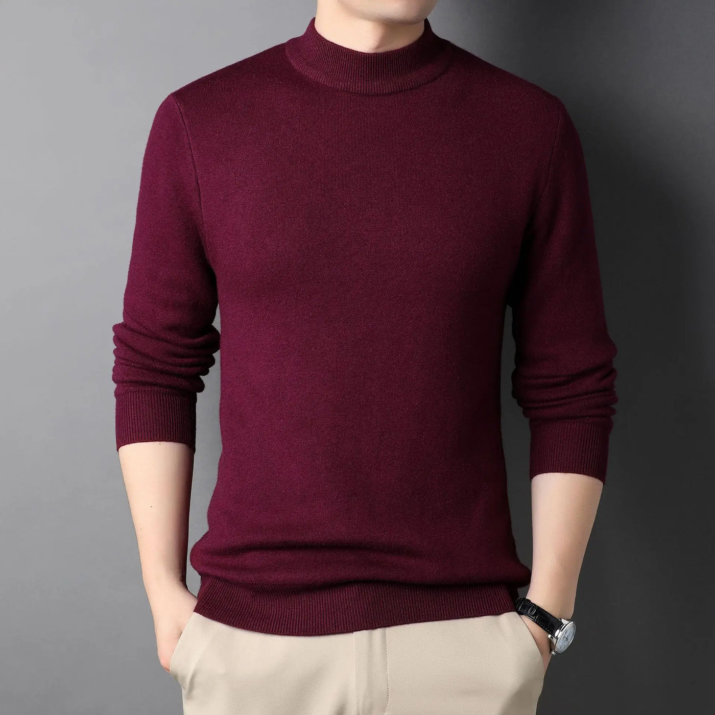 David Rollkragenpullover | Weicher Eleganter Herrenpullover
