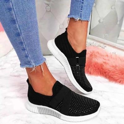 Sneaker für Damen - Bequeme Sommerschuhe mit Fußbett für Sommer
