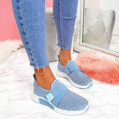 Sneaker für Damen - Bequeme Sommerschuhe mit Fußbett für Sommer
