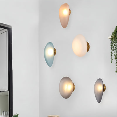 LED Wandleuchte in Kieselstein Design– Dekoratives nordisches Design für Wohnzimmer & Flur