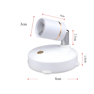 Mini LED-Spotlicht – Dimmbar und Kabellos | Perfekte Akzentbeleuchtung für Zuhause & Büro