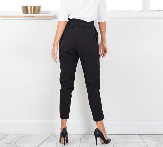 Heidi-Mode | Casual Hose Mit Hoher Taille Aus Chiffon