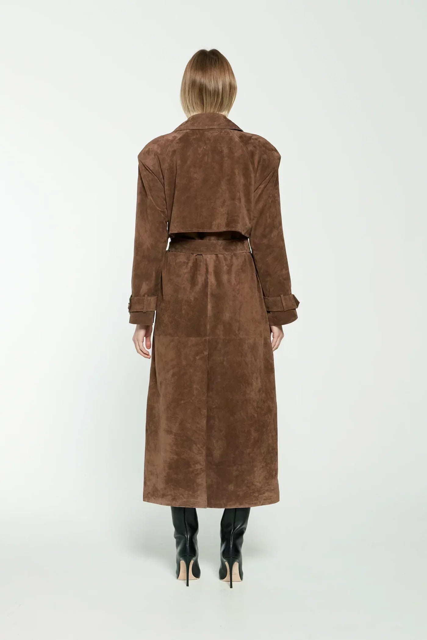 Anechcka | Trenchcoat aus Wildleder