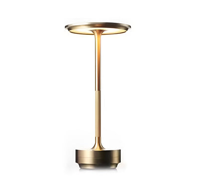 Bianca Lichtzauber | Elegante, kabellose Aluminium Tischlampe mit Dimmfunktion und 3 Lichtmodi