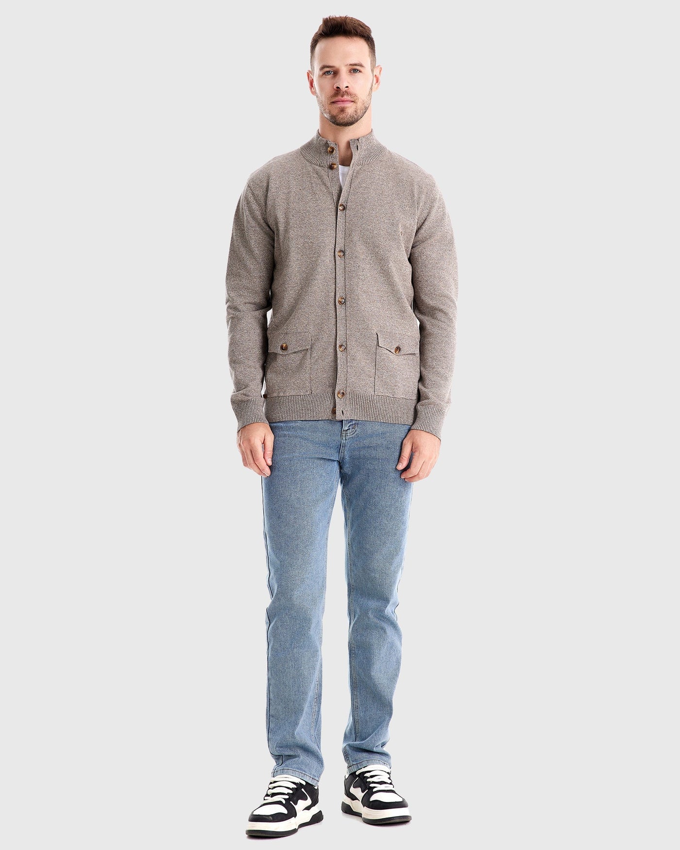 Leonard | Knopf-Cardigan