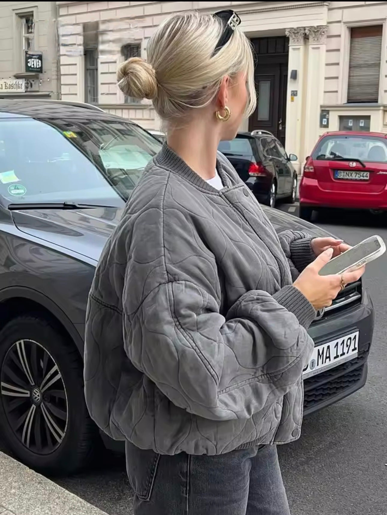 BLAZER BOMBER JACKET