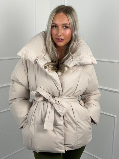 Elina™ | Gesteppte Kurzjacke mit Taillengürtel
