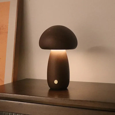 ShroomLicht | Elegantes LED-Nachtlicht aus Holz mit Touch-Funktion und einstellbarer Helligkeit