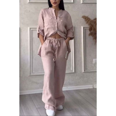 Lucille | Zweiteiliges Set aus einfarbiger