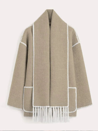 JUNA STYLISCHER WARMER SCHAL-MANTEL