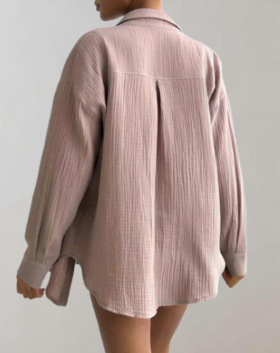 Muse-Kombination | Luxuriöses Set mit eleganter Jacke und stilvollen Shorts