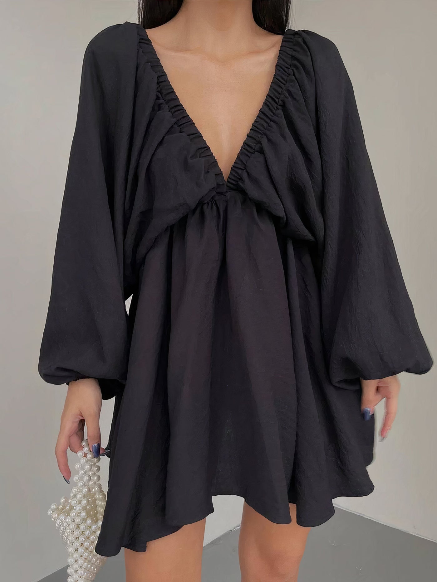 Heidi-Mode | Trendy Elastisches Mini Kleid