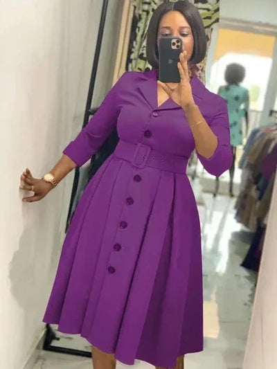 Heidi-Mode | Geflochtene Plus Size Kleid