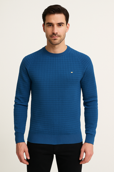 Strukturiertes Sweatshirt für Herren im lässigen Stil - Liorak
