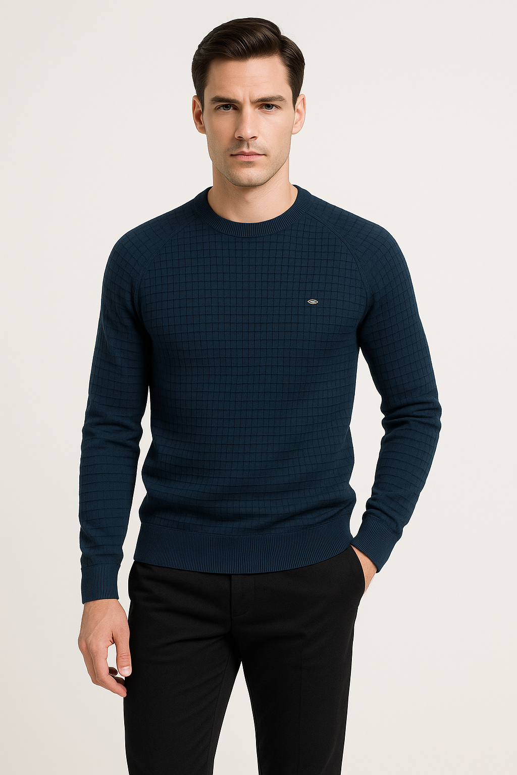 Strukturiertes Sweatshirt für Herren im lässigen Stil - Liorak
