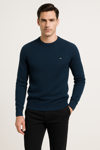 Strukturiertes Sweatshirt für Herren im lässigen Stil - Liorak