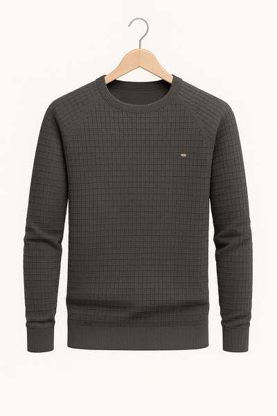 Strukturiertes Sweatshirt für Herren im lässigen Stil - Liorak
