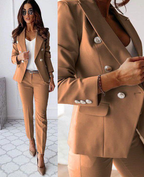 Heidi-Mode | Stilvolles Business-Set - Blazer+Hose