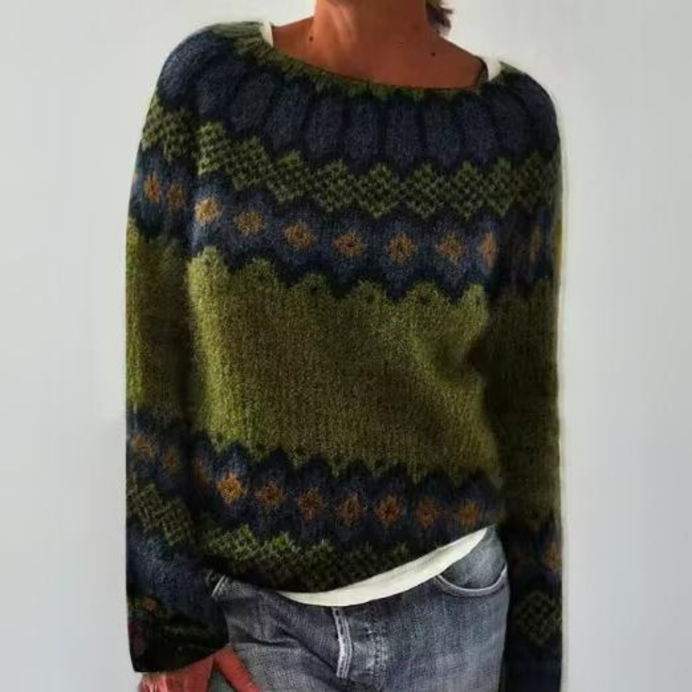 Heidi-Mode | Retro Casual Winterpullover