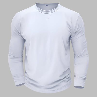 Langarm T-shirt für Herren – Klassisch für Business & Freizeit Für Sommer