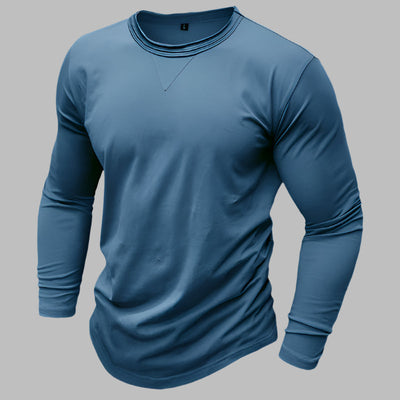 Langarm T-shirt für Herren – Klassisch für Business & Freizeit Für Sommer