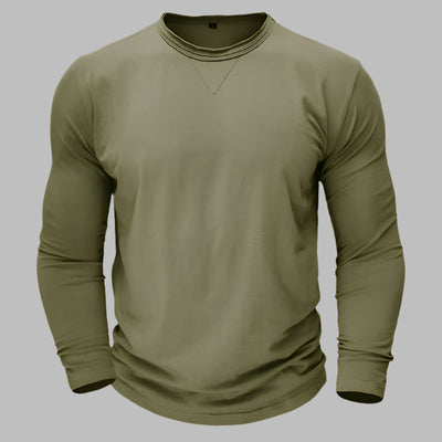 Langarm T-shirt für Herren – Klassisch für Business & Freizeit Für Sommer