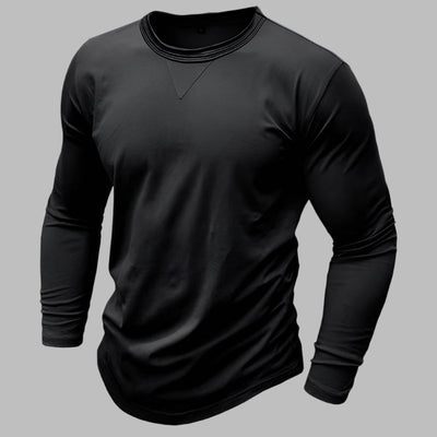 Langarm T-shirt für Herren – Klassisch für Business & Freizeit Für Sommer