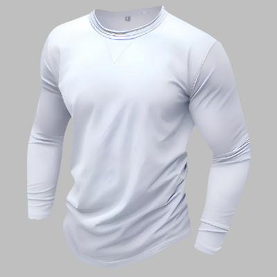 Langarm T-shirt für Herren – Klassisch für Business & Freizeit Für Sommer
