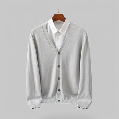 Markus | Vielseitige moderne V Ausschnitt Strickjacke