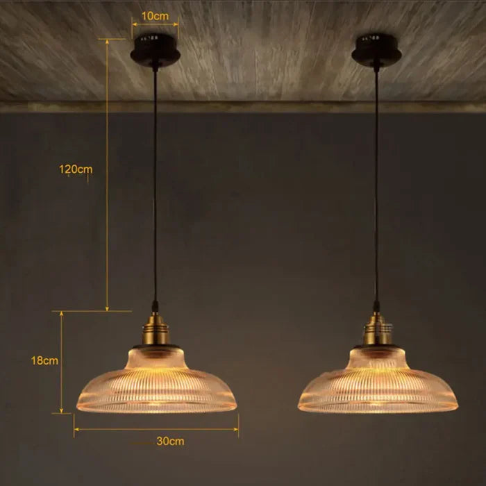 Glas-Pendelleuchte – Elegante Pendelleuchte für Esszimmer und stilvolle Innenräume